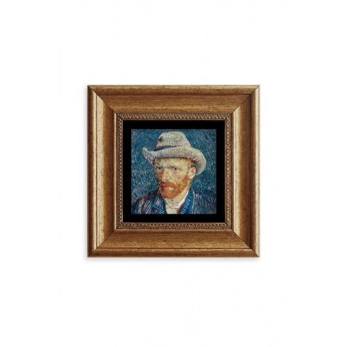 Van Gogh Çerçeveli Taş Tablo 20 cm