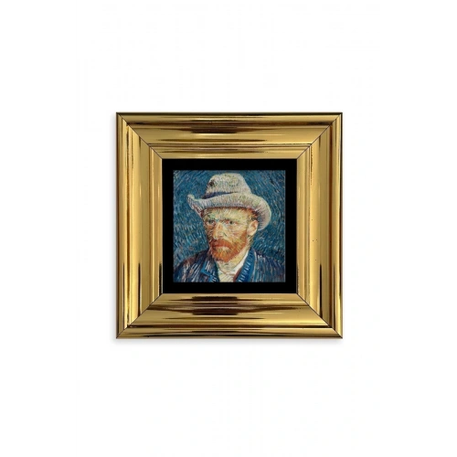 Van Gogh Çerçeveli Taş Tablo 20 cm