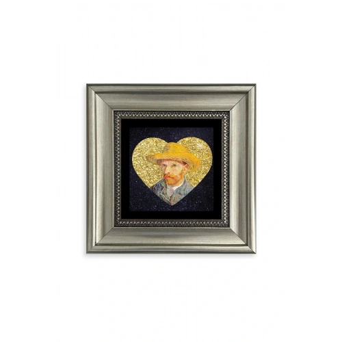 Van Gogh Çerçeveli Taş Tablo 20 cm