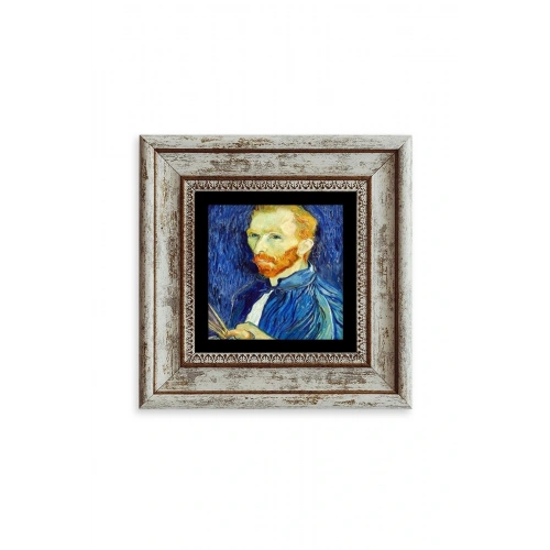 Van Gogh Çerçeveli Taş Tablo 20 cm
