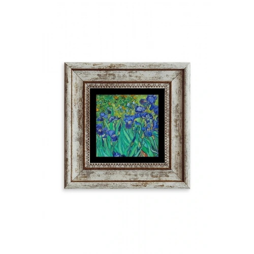 Van Gogh Çerçeveli Taş Tablo 20 cm