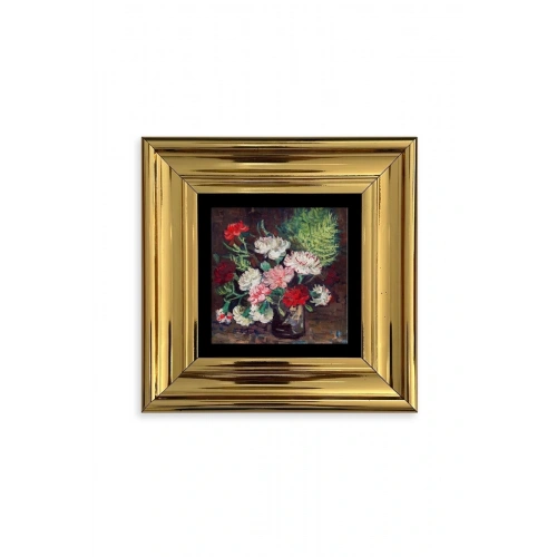 Van Gogh Çerçeveli Taş Tablo 20 cm