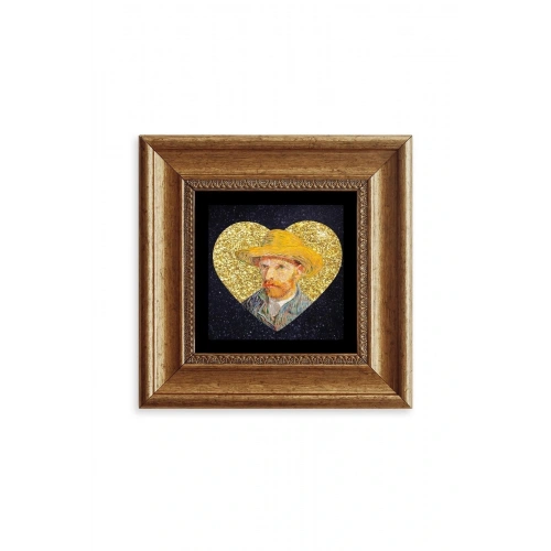 Van Gogh Çerçeveli Taş Tablo 20 cm