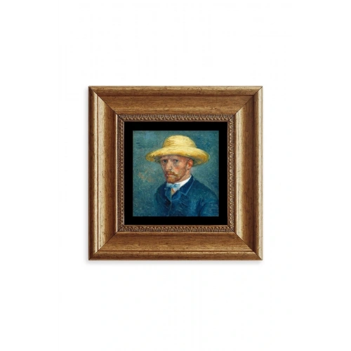 Van Gogh Çerçeveli Taş Tablo 20 cm