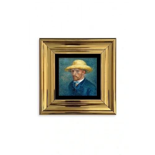 Van Gogh Çerçeveli Taş Tablo 20 cm