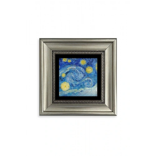 Van Gogh Çerçeveli Taş Tablo 20 cm