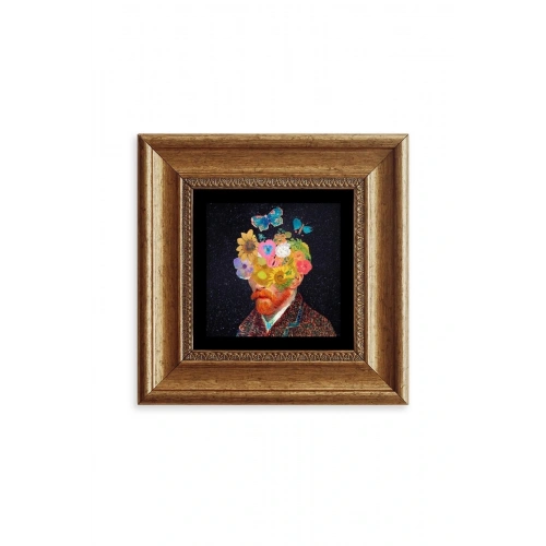 Van Gogh Çerçeveli Taş Tablo 20 cm