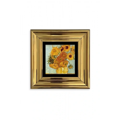 Van Gogh Çerçeveli Taş Tablo 20 cm