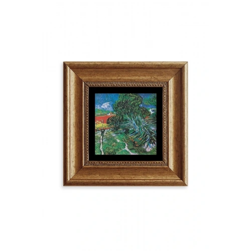 Van Gogh Çerçeveli Taş Tablo 20 cm