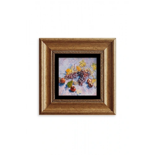 Van Gogh Çerçeveli Taş Tablo 20 cm