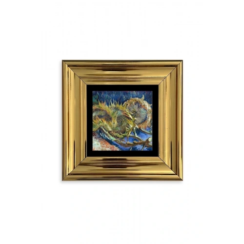 Van Gogh Çerçeveli Taş Tablo 20 cm