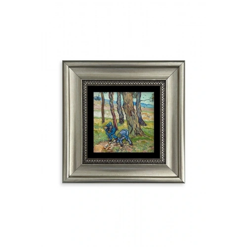 Van Gogh Çerçeveli Taş Tablo 20 cm