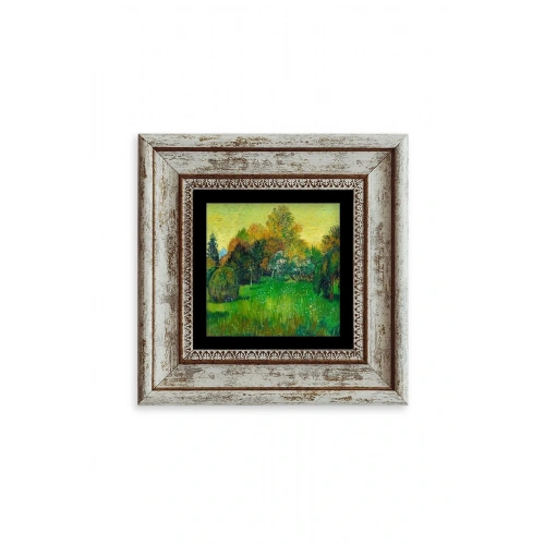 Van Gogh Çerçeveli Taş Tablo 20 cm