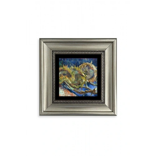 Van Gogh Çerçeveli Taş Tablo 20 cm