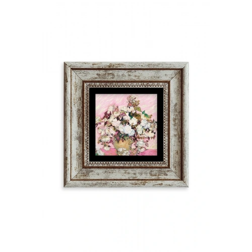 Van Gogh Çerçeveli Taş Tablo 20 cm