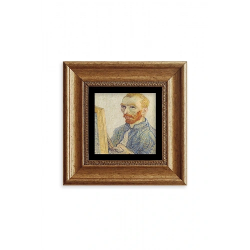 Van Gogh Çerçeveli Taş Tablo 20 cm