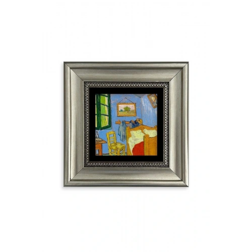 Van Gogh Çerçeveli Taş Tablo 20 cm