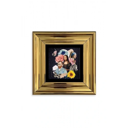 Van Gogh Çerçeveli Taş Tablo 20 cm