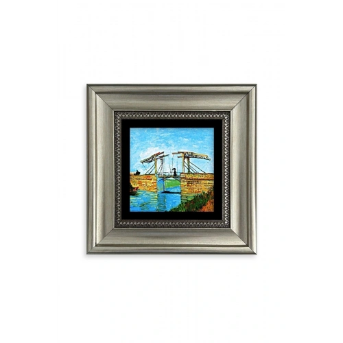 Van Gogh Çerçeveli Taş Tablo 20 cm