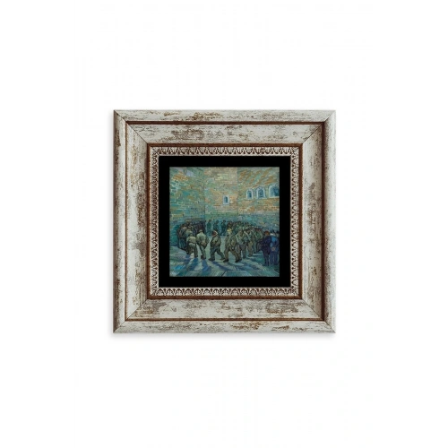 Van Gogh Çerçeveli Taş Tablo 20 cm