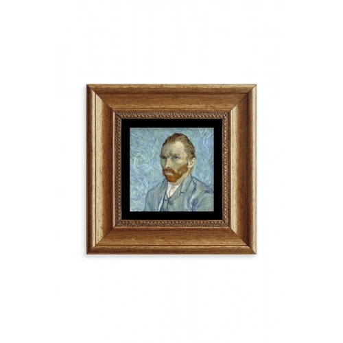 Van Gogh Çerçeveli Taş Tablo 20 cm