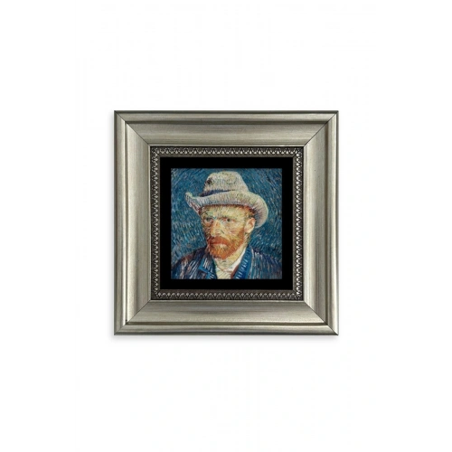 Van Gogh Çerçeveli Taş Tablo 20 cm