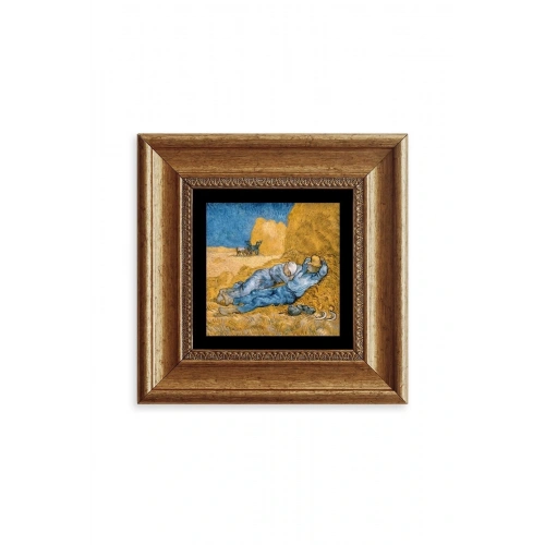 Van Gogh Çerçeveli Taş Tablo 20 cm