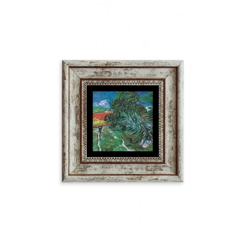 Van Gogh Çerçeveli Taş Tablo 20 cm