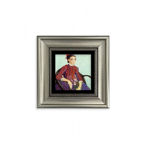 Van Gogh Çerçeveli Taş Tablo 20 cm