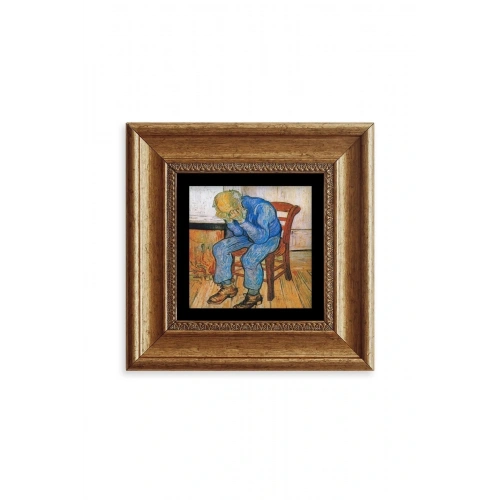 Van Gogh Çerçeveli Taş Tablo 20 cm