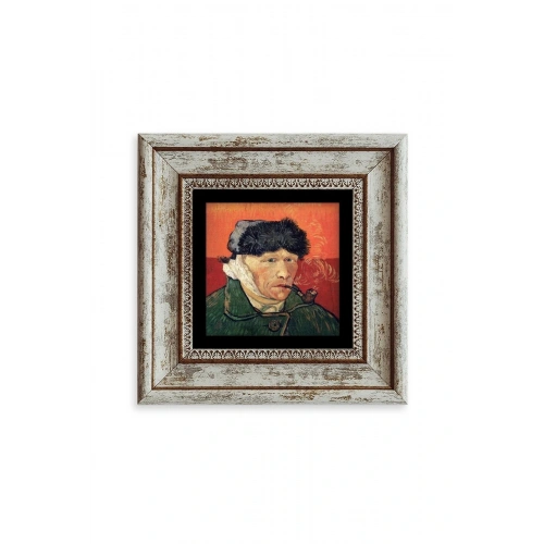 Van Gogh Çerçeveli Taş Tablo 20 cm