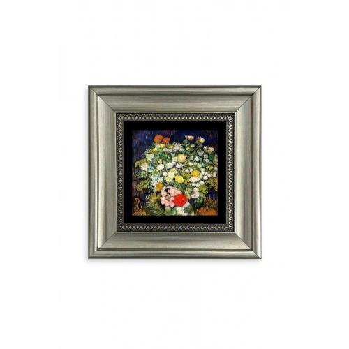 Van Gogh Çerçeveli Taş Tablo 20 cm