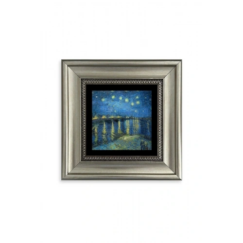 Van Gogh Çerçeveli Taş Tablo 20 cm
