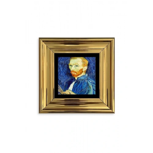 Van Gogh Çerçeveli Taş Tablo 20 cm
