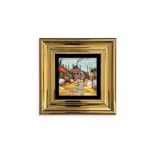 Van Gogh Çerçeveli Taş Tablo 20 cm