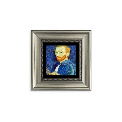 Van Gogh Çerçeveli Taş Tablo 20 cm