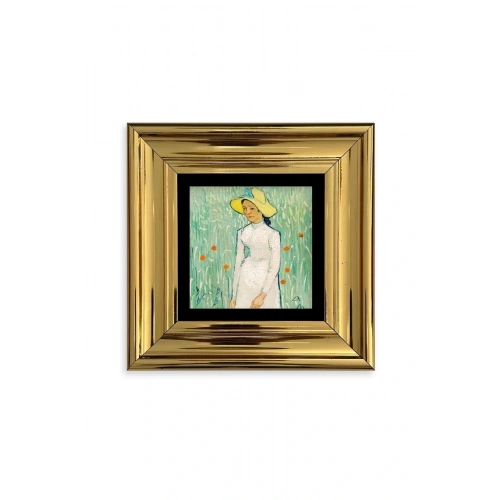 Van Gogh Çerçeveli Taş Tablo 20 cm