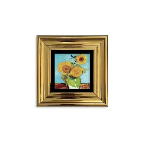 Van Gogh Çerçeveli Taş Tablo 20 cm