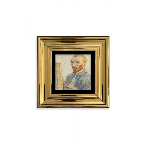 Van Gogh Çerçeveli Taş Tablo 20 cm