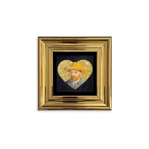 Van Gogh Çerçeveli Taş Tablo 20 cm