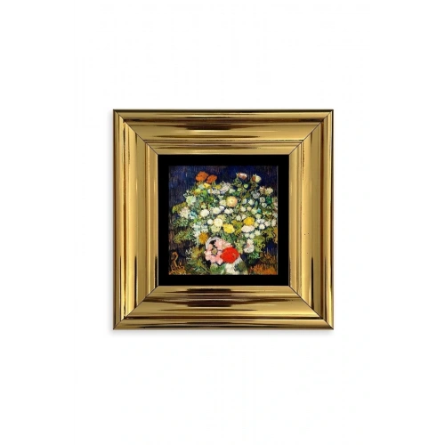 Van Gogh Çerçeveli Taş Tablo 20 cm