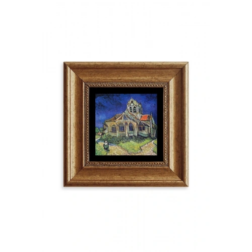 Van Gogh Çerçeveli Taş Tablo 20 cm