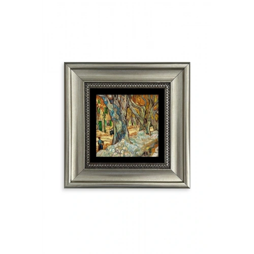 Van Gogh Çerçeveli Taş Tablo 20 cm