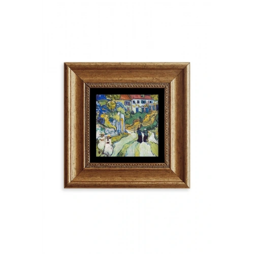 Van Gogh Çerçeveli Taş Tablo 20 cm