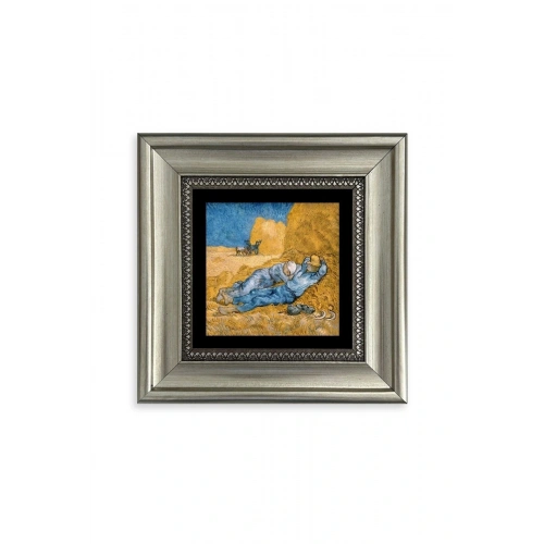 Van Gogh Çerçeveli Taş Tablo 20 cm