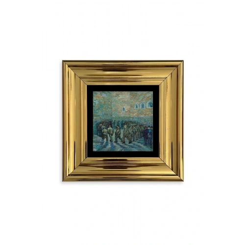 Van Gogh Çerçeveli Taş Tablo 20 cm