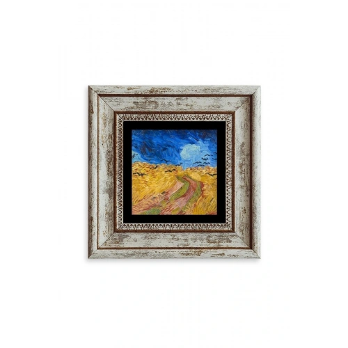Van Gogh Çerçeveli Taş Tablo 20 cm