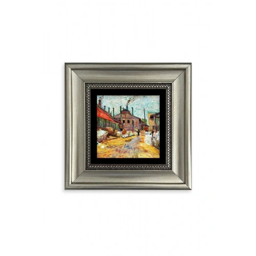 Van Gogh Çerçeveli Taş Tablo 20 cm