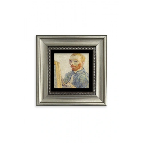 Van Gogh Çerçeveli Taş Tablo 20 cm