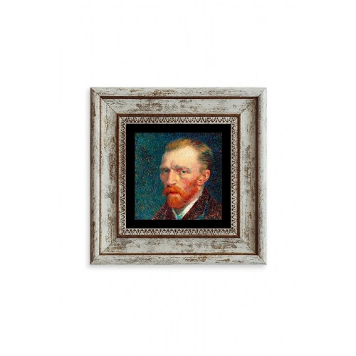 Van Gogh Çerçeveli Taş Tablo 20 cm